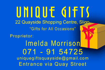 Unique Gifts Business card