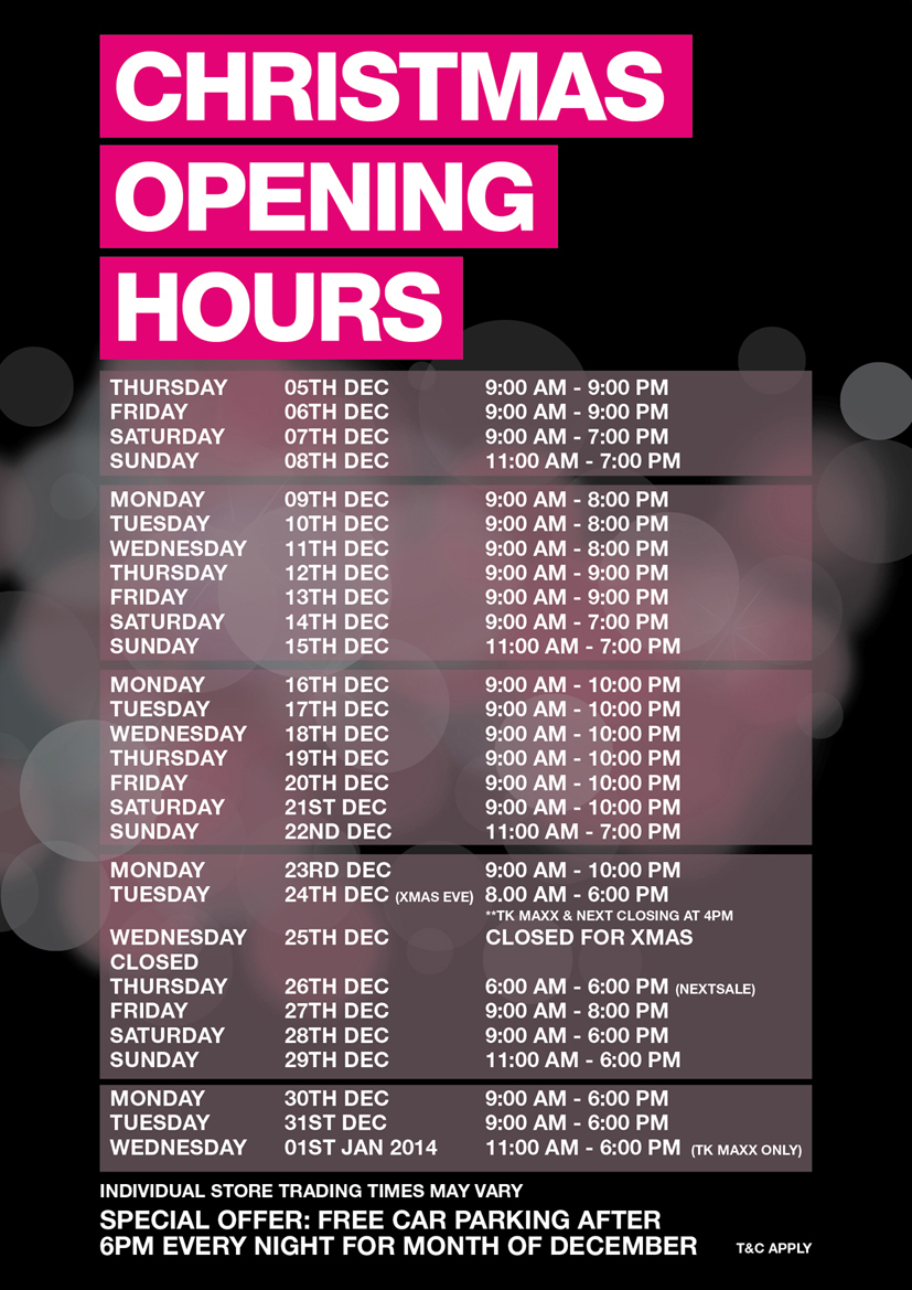 Castletown shopping centre townsville christmas trading hours - put