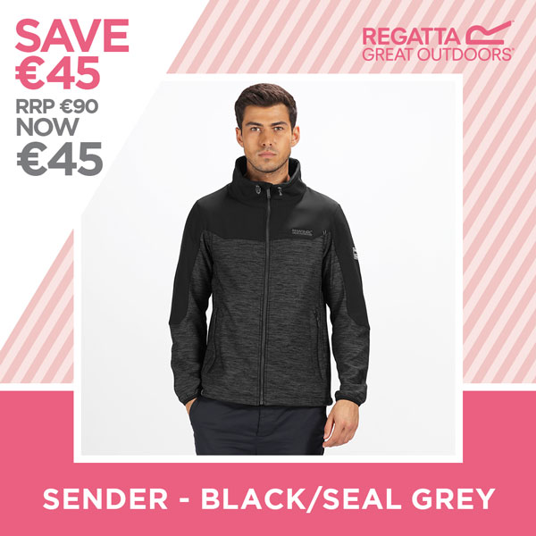 Regatta - Save €45 - Sender Black/Seal Grey