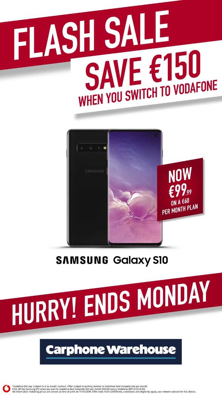 Carphone Warehouse Flash Sale April 19